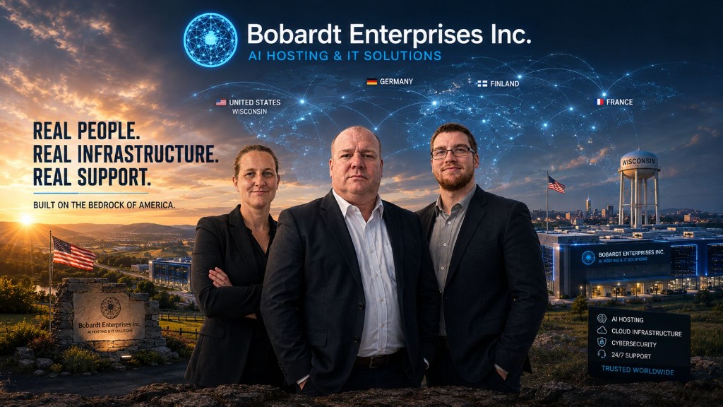 Bobardt Enterprises team and global AI infrastructure